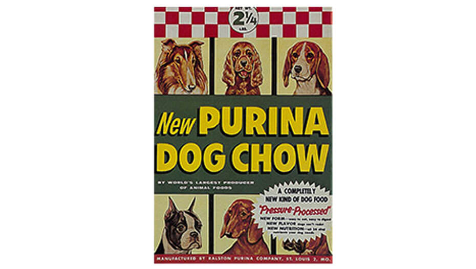 Jauns Purina Dog Chow plakāts