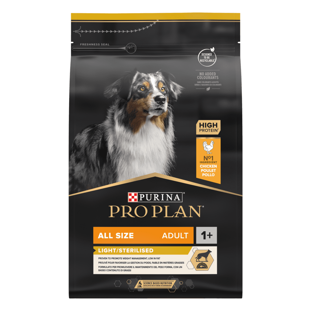 PURINA® PRO PLAN® All Sizes Adult Dog Light/Sterilised Rich in Chicken