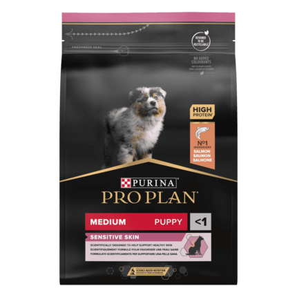 PURINA® PRO PLAN® Medium Puppy Sensitive Skin Rich in Salmon