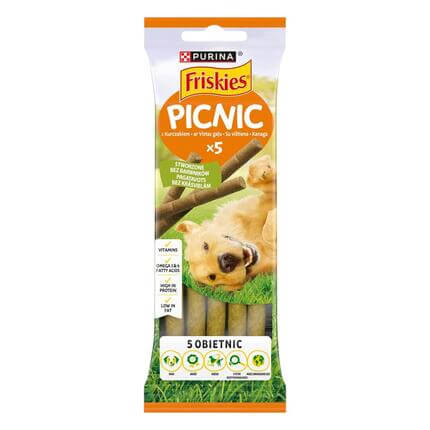 FRISKIES® PICNIC suņu gardumi, ar vistas gaļu, 42g