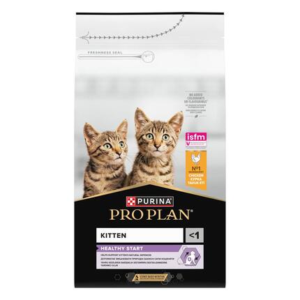 PURINA® PRO PLAN® Kitten 1-12 HEALTHY START, bagātināta ar vistas gaļu