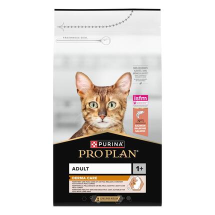 PURINA® PRO PLAN®  Adult 1+ Derma Care, bagātināts ar lasi