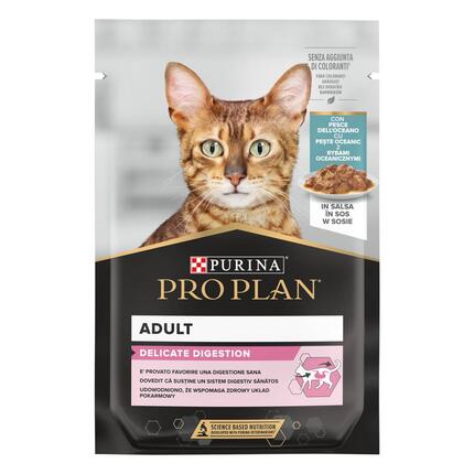 PURINA ® PRO PLAN ® DELICATE Digestion ar okeāna zivīm mērcē