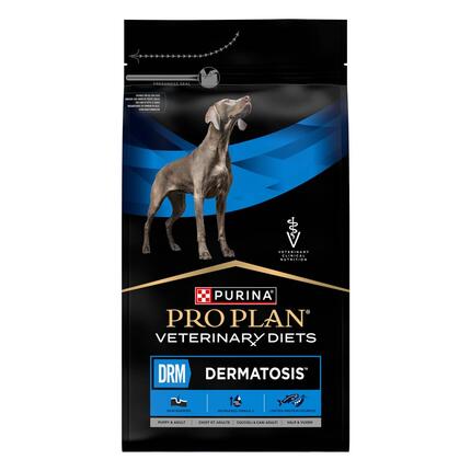 PURINA® PRO PLAN® VETERINARY DIETS DRM Dermatosis™, sausā suņu barība