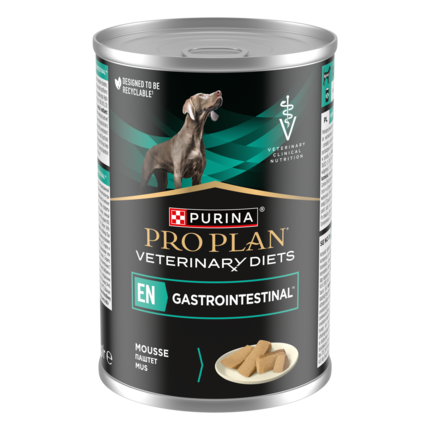 PURINA® PRO PLAN® VETERINARY DIETS EN Gastrointestinal™ pastēte suņiem, 400 g