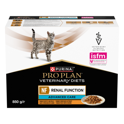 PURINA® PRO PLAN® VETERINARY DIETS NF Renal Function™ Advanced Care ar vistas gaļu