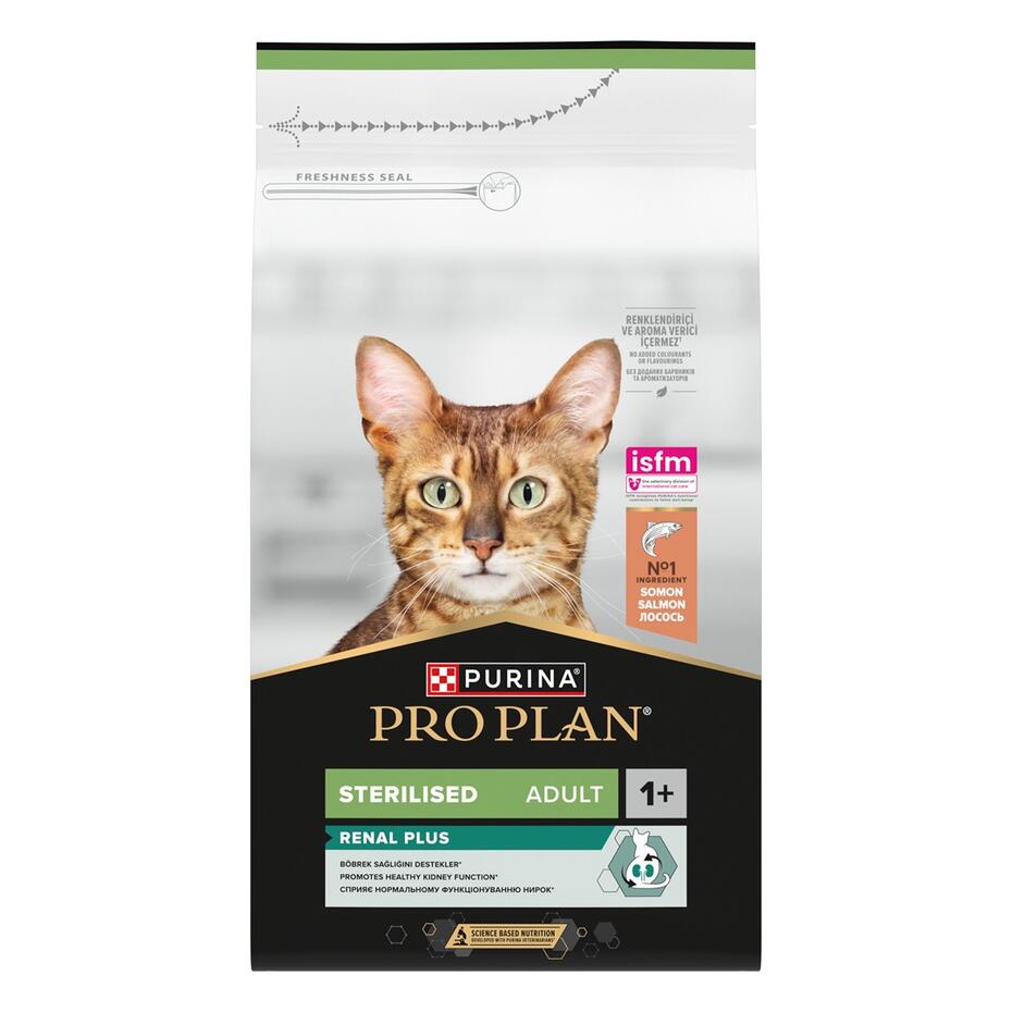 PURINA® PRO PLAN® Sterilised Adult 1+ RENAL PLUS Rich in Salmon