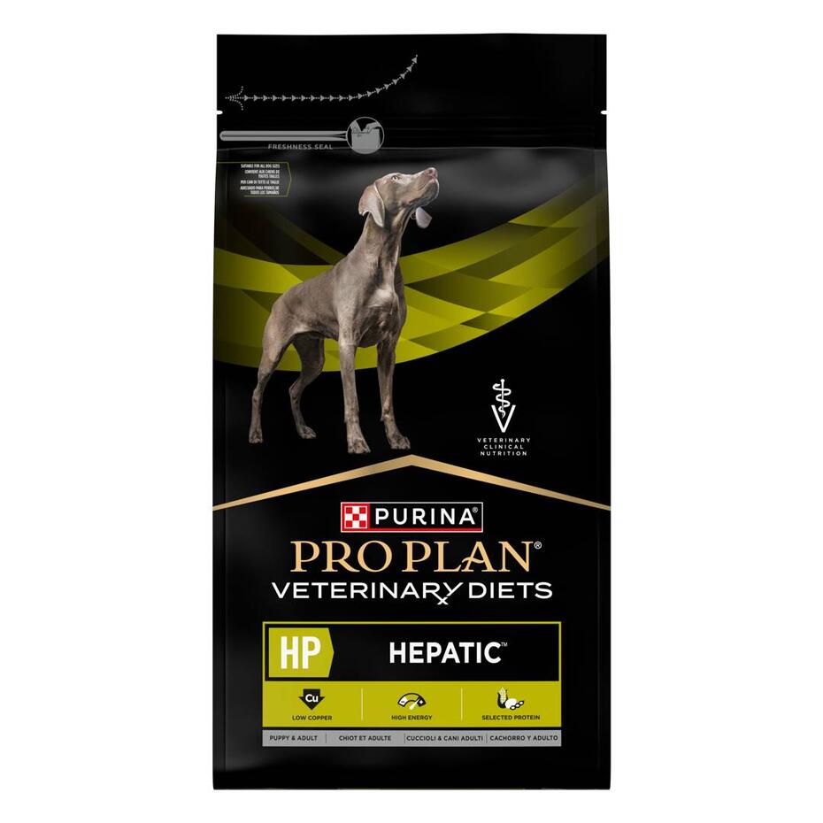 PURINA® PRO PLAN® VETERINARY DIETS HP Hepatic™, aknu funkciju atbalstam, sausā suņu barība