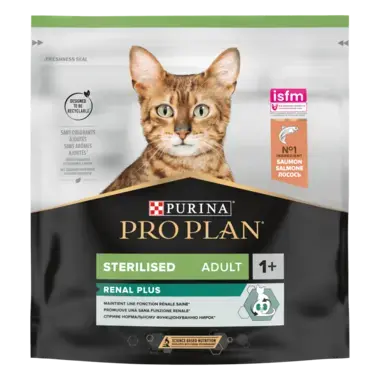 PURINA® PRO PLAN® Sterilised Adult 1+ RENAL PLUS Rich in Salmon