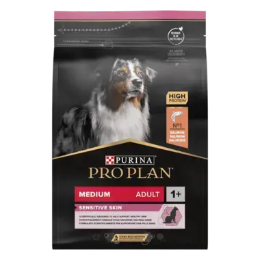 PURINA® PRO PLAN® Medium Adult Dog Sensitive Skin Rich in Salmon
