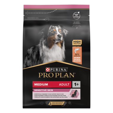 PURINA® PRO PLAN® Medium Adult Dog Sensitive Skin Rich in Salmon