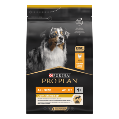 PURINA® PRO PLAN® All Sizes Adult Dog Light/Sterilised Rich in Chicken