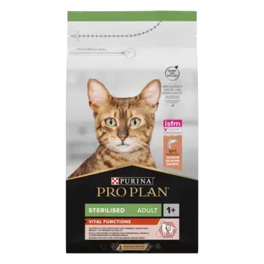PURINA® PRO PLAN® Sterilised Adult 1+ Vital Functions Rich in Salmon