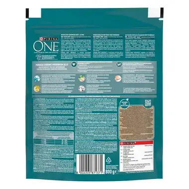 Sausā barība pieaugušiem kaķiem PURINA ONE® ADULT, bagātināta ar vistas gaļu