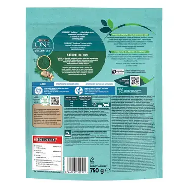 Sausā barība pieaugušiem kaķiem PURINA ONE® DualNature™ Adult, ar SPIRULĪNU un tītara gaļu