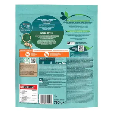 Sausā barība sterilizētiem kaķiem PURINA ONE® DualNature™ Sterilcat, ar SPIRULĪNU un lasi