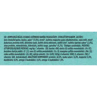 Sausā barība sterilizētiem kaķiem PURINA ONE® DualNature™ Sterilcat, ar SPIRULĪNU un lasi