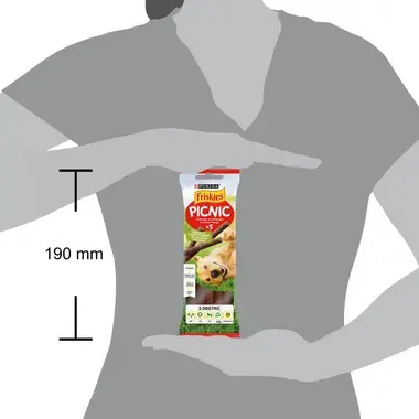 FRISKIES® PICNIC suņu gardumi, ar liellopa gaļu, 42g