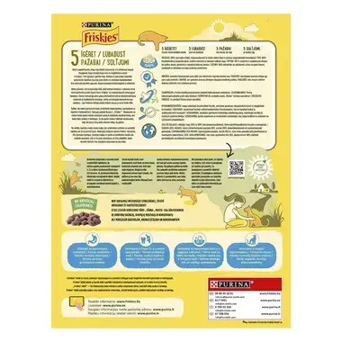 FRISKIES® kaķu sausā barība, ar lasi un dārzeņiem, 1kg