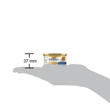 GOURMET® GOLD MOUSSE konservi kaķiem, pastēte ar tunci, 85g