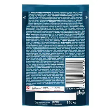 GOURMET® PERLE Mini Fillets konservi kaķiem, mazi filēti gabaliņi mērcē, ar medījumu gaļu un dārzeņiem, 26x85g