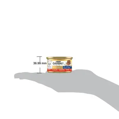 PURINA GOURMET® GOLD MOUSSE konservi kaķiem, pastēte ar liellopu gaļu, 12x85g