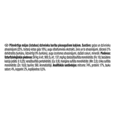 GOURMET® GOLD Savoury Cake ar vistas gaļu un burkāniem, konservētā barība kaķiem, kārbiņa 85g