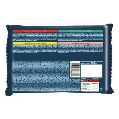 GOURMET® PERLE konservi kaķiem, ar liellopa gaļu / ar vistas gaļu / ar truša gaļu / ar lasi, 4x85g