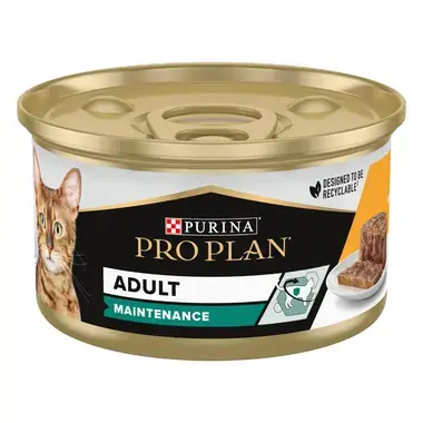 PURINA PRO PLAN MAINTENANCE Terrine, pastēte kaķiem, bagatināta ar vistas gaļu