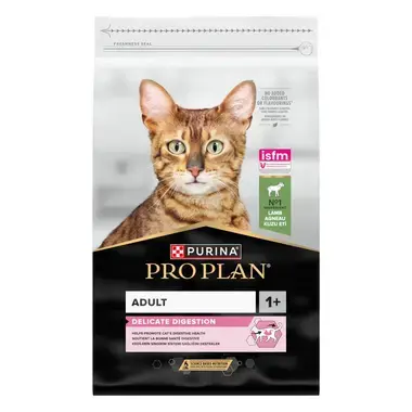 PURINA ® PRO PLAN ® Adult 1+ DELICATE DIGESTION, bagātināta ar jēra gaļu