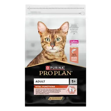 PURINA® PRO PLAN® Adult 1+ Vital Functions, bagātināts ar lasi