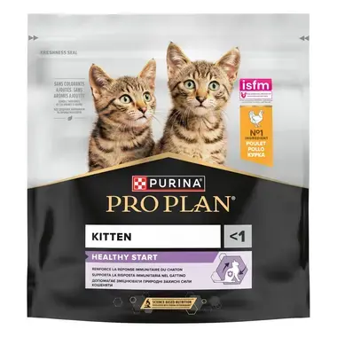 PURINA® PRO PLAN® Kitten 1-12 HEALTHY START, bagātināta ar vistas gaļu