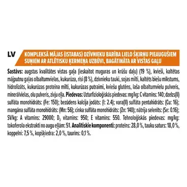 PURINA® PRO PLAN® Large Athletic Adult Dog, barība bagātināta ar vistas gaļu