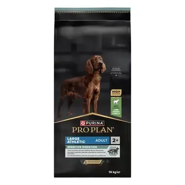 PURINA® PRO PLAN® Large Athletic Adult Dog Sensitive Digestion sausā barība suņiem, bagātināta ar jēra gaļu