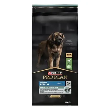PURINA® PRO PLAN® Large Robust Adult Dog Sensitive Digestion sausā barība suņiem, bagātināta ar jēra gaļu