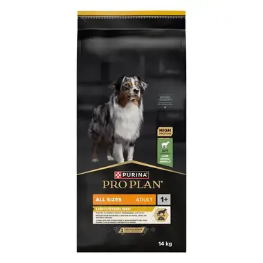 PURINA ® PRO PLAN ® All Sizes Adult Dog Light, Sterilised, sterilizētiem/kastrētiem suņiem, bagātināts ar jēra gaļu