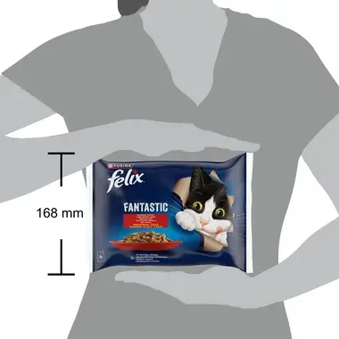 FELIX FANTASTIX Countryside Selection kompleksā dzīvnieku barība 4x85g