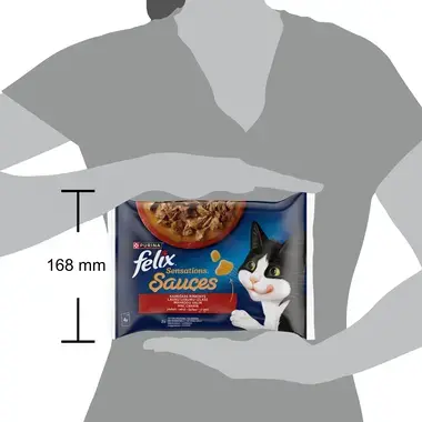 FELIX SENSATIONS Countryside Selection kompleksā dzīvnieku barība 4x85g