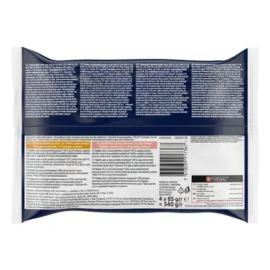 FELIX FANTASTIX Junior kompleksā dzīvnieku barība kaķēniem konservi vista 4x85g