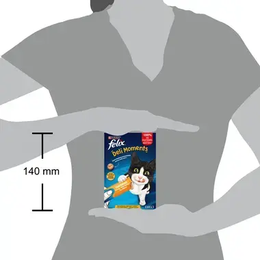 FELIX Deli Moments papildbarība pieaugušiem kaķiem vista 4x10g 