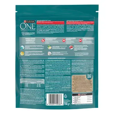 Sausā barība sterilizētiem kaķiem PURINA ONE® STERILCAT, bagātināta ar liellopu gaļu