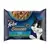 FELIX SENSATIONS Fish Selection kompleksā dzīvnieku barība pieaugušiem 4x85g